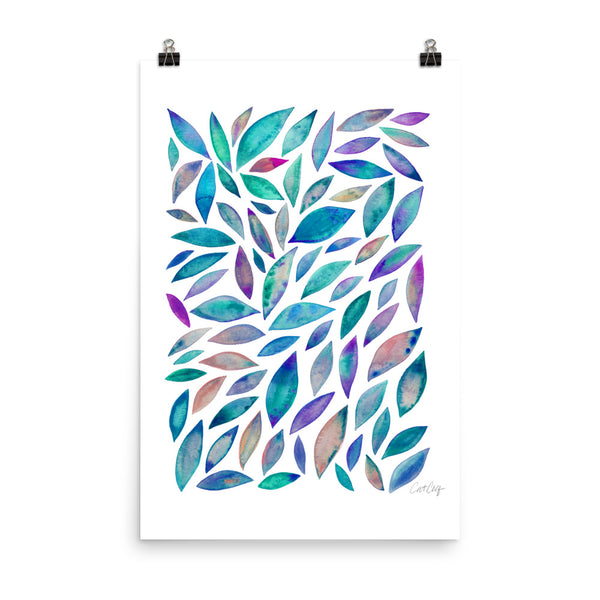 Diamond Leaves - Indigo