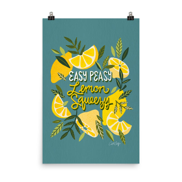 Easy Peasy Lemon Squeezy Citrus- Blue