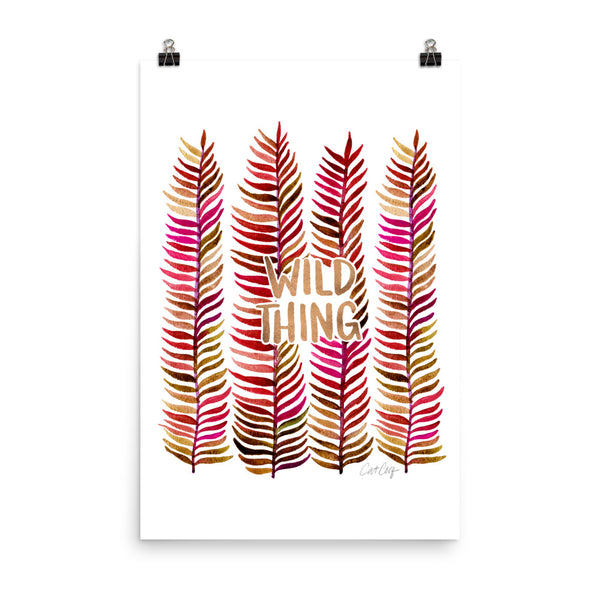 Wild Thing Seaweed Stems – Red & Rose Gold