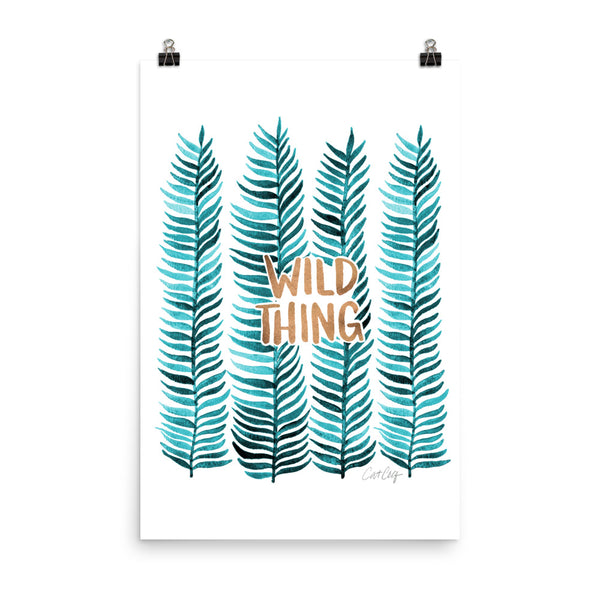 Wild Thing Seaweed Stems – Teal & Rose Gold