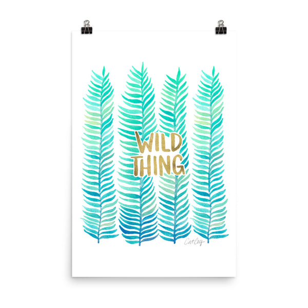 Wild Thing Seaweed Stems – Turquoise & Gold