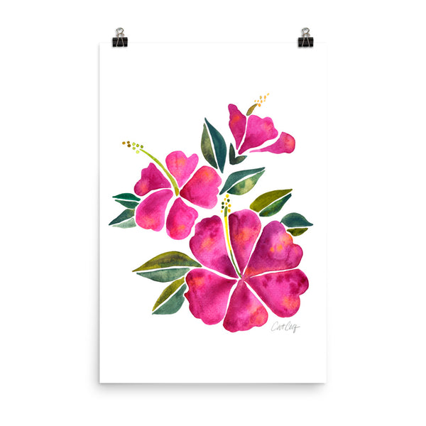 Hibiscus Bloom – Fuchsia