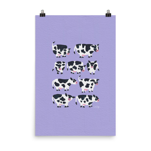 Cow Collection – Periwinkle