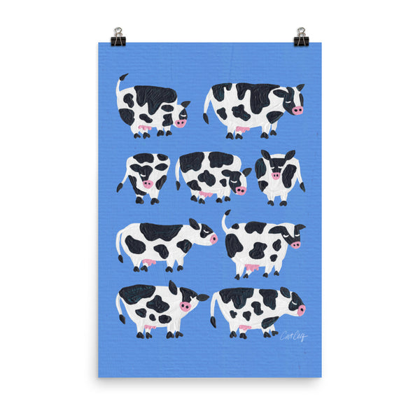 Cow Collection – Blue