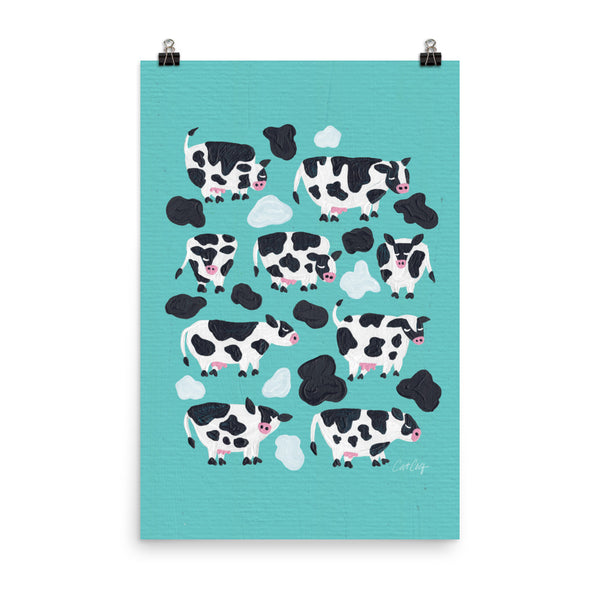Cow Collection – Turquoise
