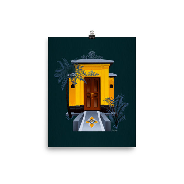 Balinese Doorway - Teal