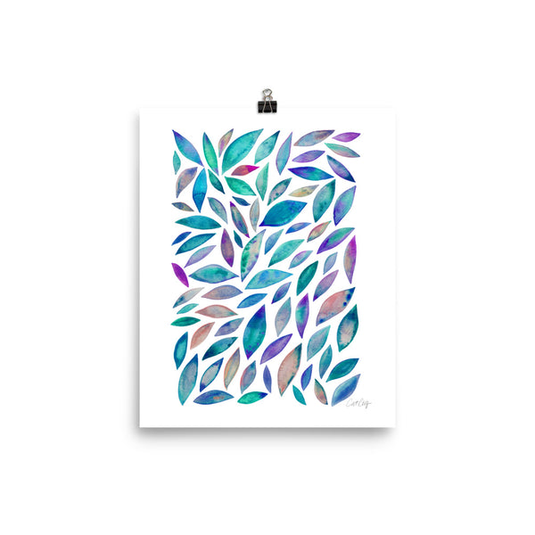 Diamond Leaves - Indigo