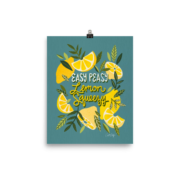 Easy Peasy Lemon Squeezy Citrus- Blue