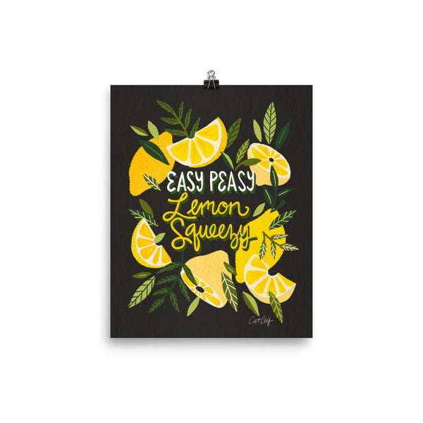 Easy Peasy Lemon Squeezy Citrus - Charcoal