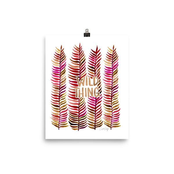 Wild Thing Seaweed Stems – Red & Rose Gold