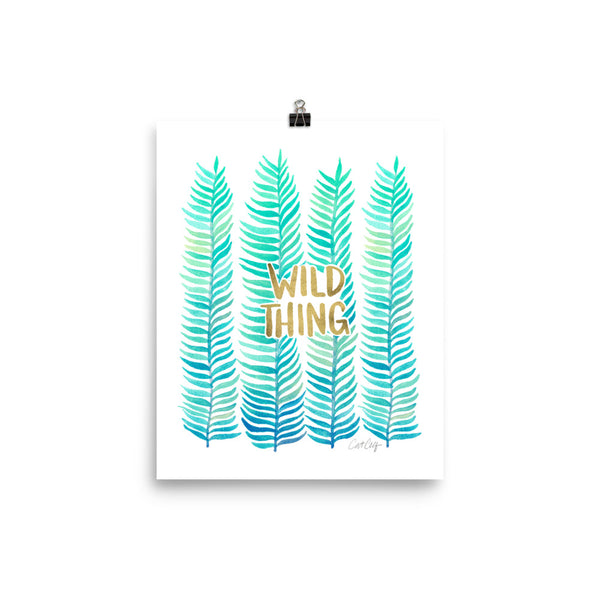 Wild Thing Seaweed Stems – Turquoise & Gold