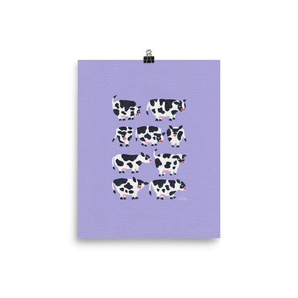 Cow Collection – Periwinkle