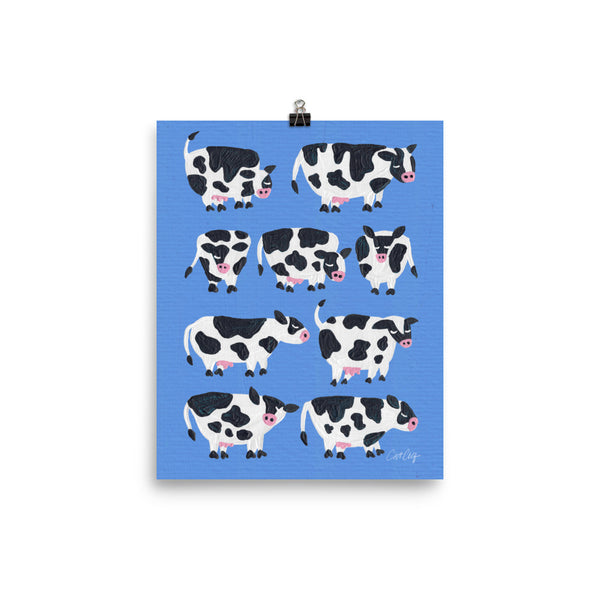 Cow Collection – Blue