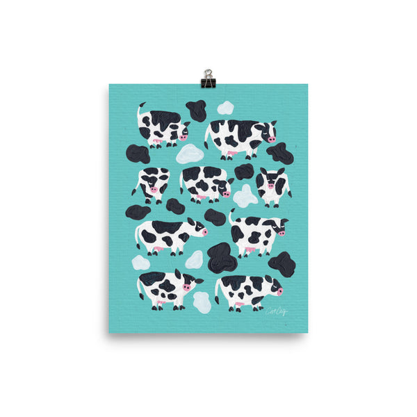 Cow Collection – Turquoise