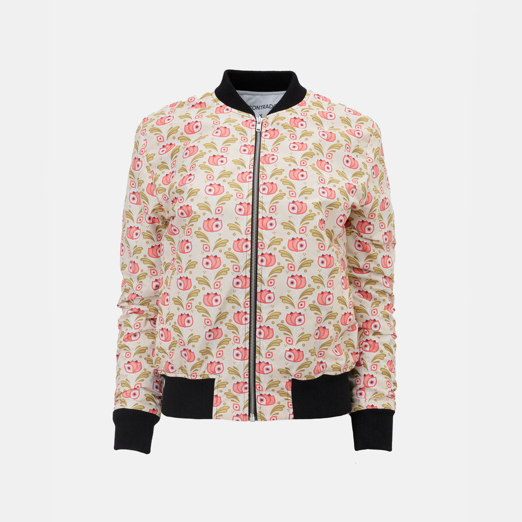 Eye Opening Florals Bomber Jacket