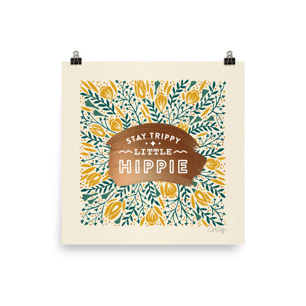 Stay Trippy Little Hippie - Cream