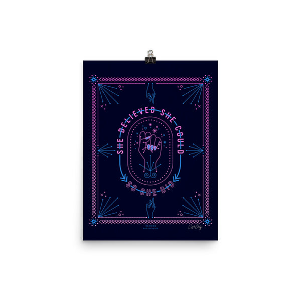 She Believed – Intergalactic Palette • Art Print