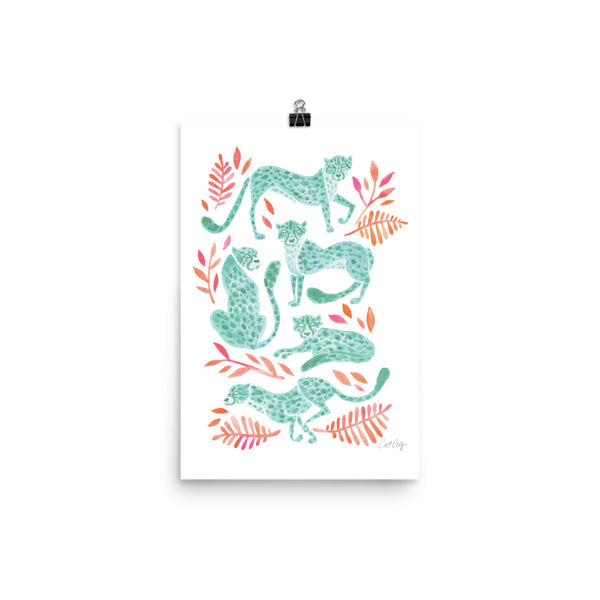 Cheetah Collection - Mint Pink
