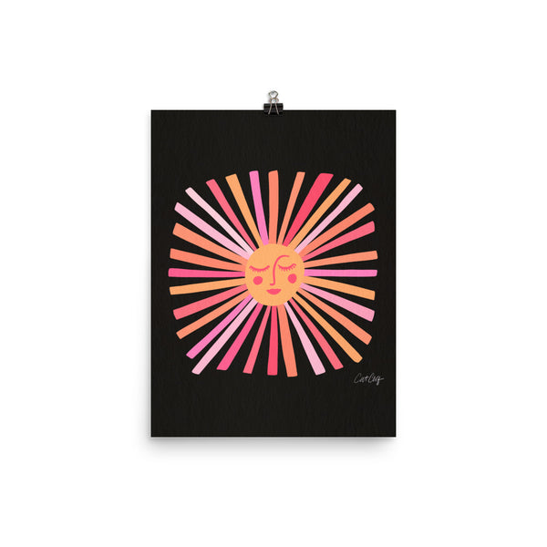 Sunshine – Pink & Charcoal