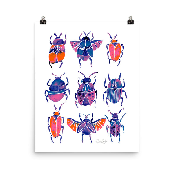 Beetle Collection - Indigo