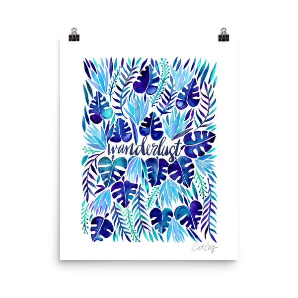 Wanderlust – Blue Palette • Art Print