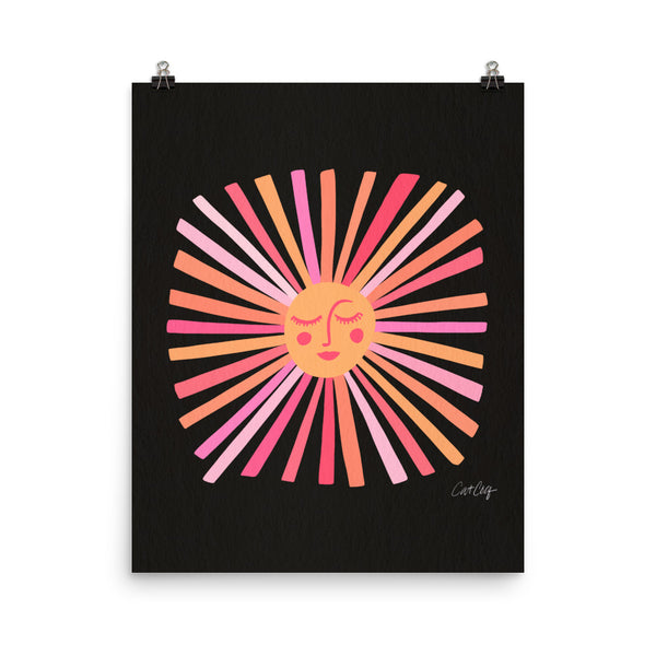 Sunshine – Pink & Charcoal