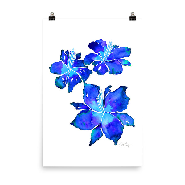 Iris Blooms – Blue