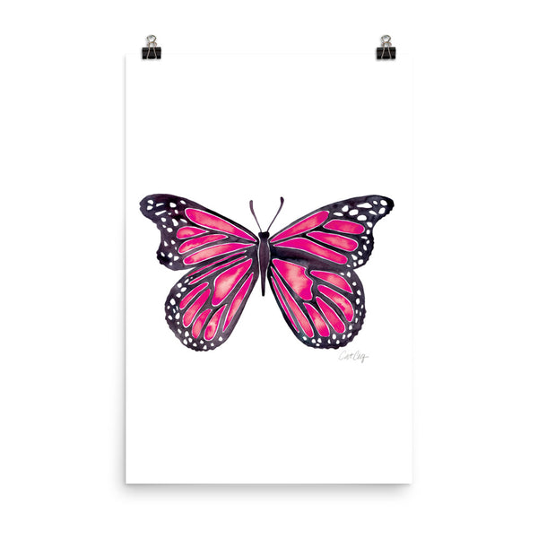 Butterfly – Pink Palette • Art Print