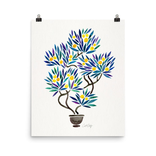 Bonsai Fruit Tree – Little Lemons • Art Print