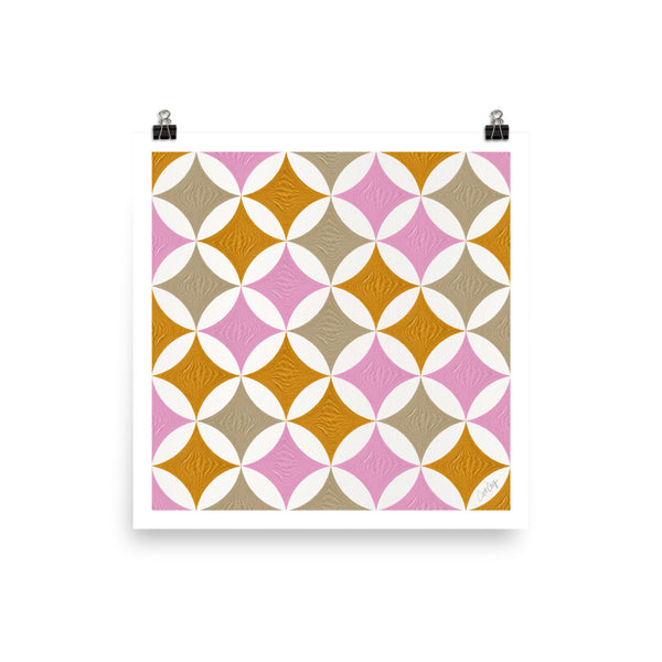 Eclipse Pattern - Blush Ombre