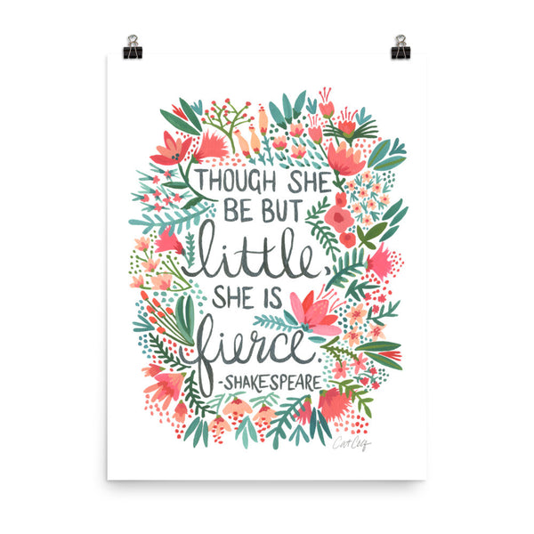 Little & Fierce • Art Print