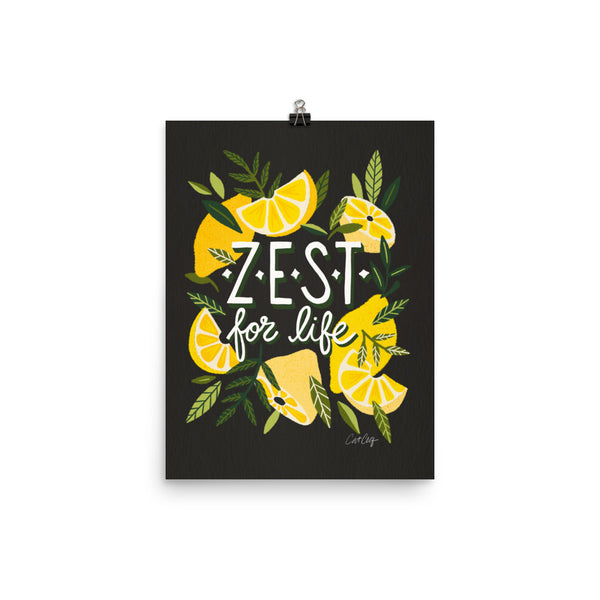 Zest for LIfe - Charcoal