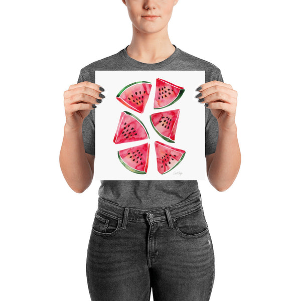 Watermelon Slices • Art Print