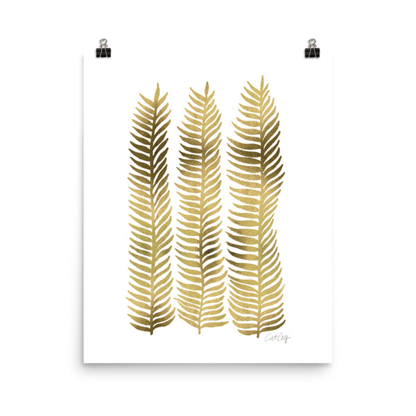 Stems – Gold Palette • Art Print