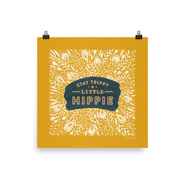 Stay Trippy Little Hippie - Yellow