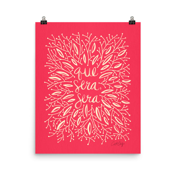 Whatever Will Be, Will Be – Illustrated Melon Palette • Art Print