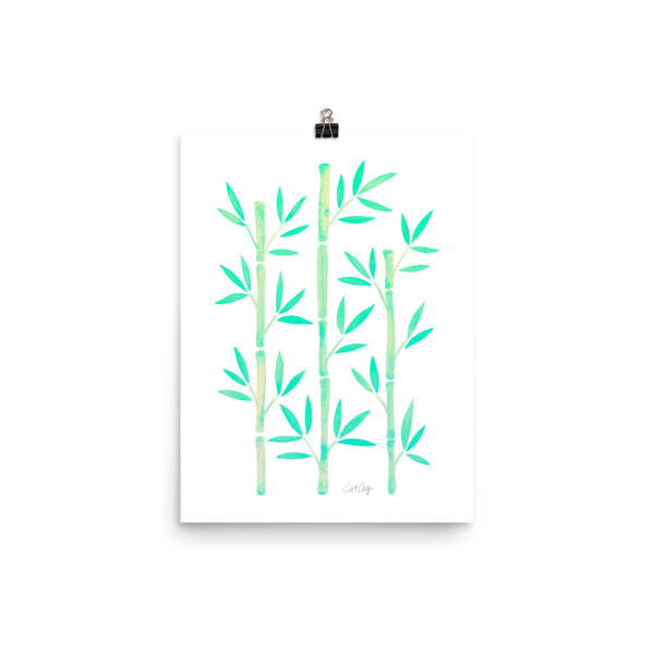 Bamboo – Mint Palette • Art Print
