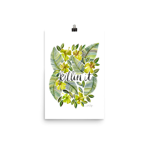 Killin' It – Yellow Palette • Art Print