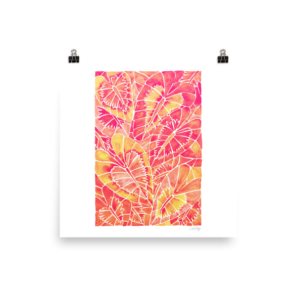 Schismatoglottis Calyptrata – Pink Palette • Art Print