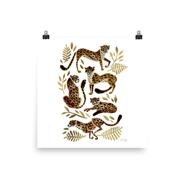 Cheetah Collection - Mocha Gold