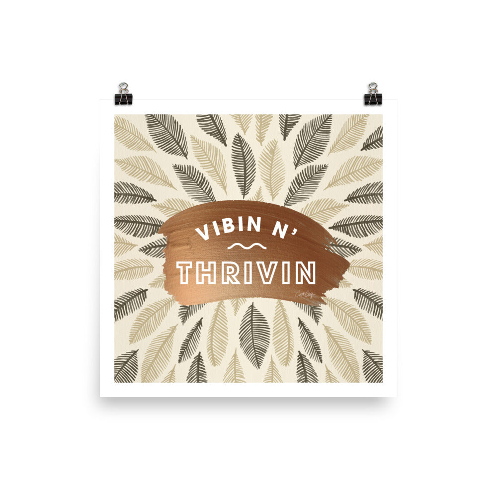 Vibin n Thrivin - Taupe