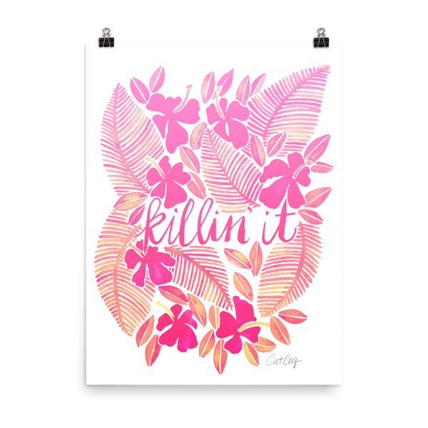 Killin' It – Pink Ombré Palette • Art Print