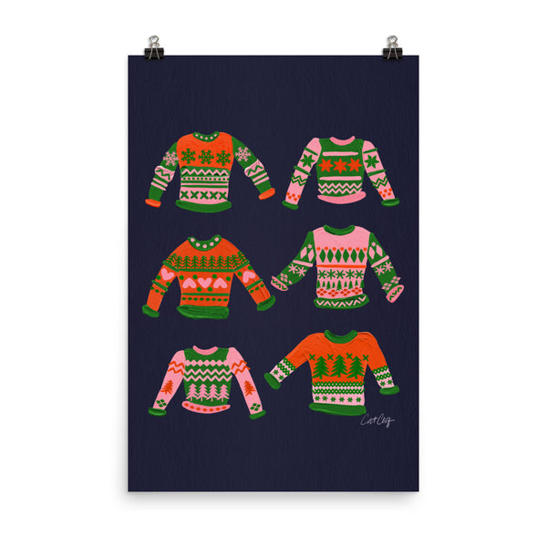Christmas Sweaters - Green Red
