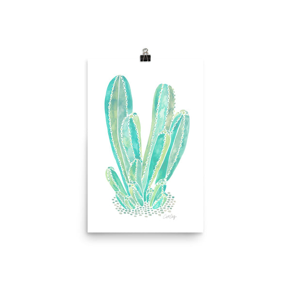 Cactus Cluster – Mint Palette • Art Print