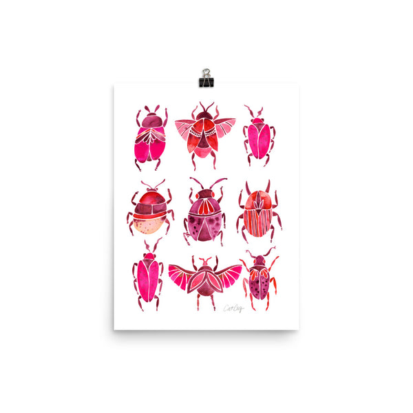 Beetle Collection - Pink