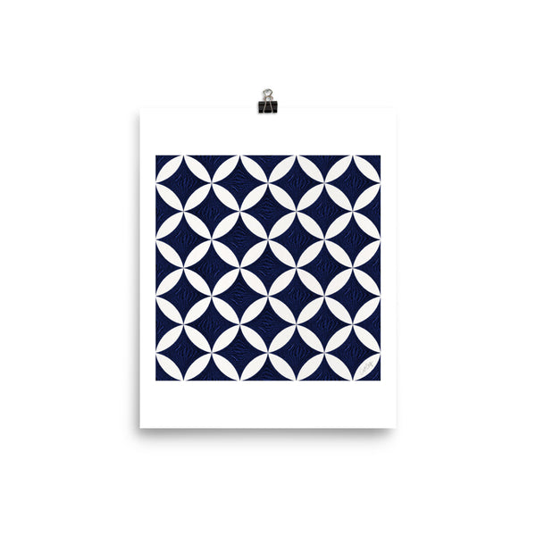 Eclipse Pattern - Navy