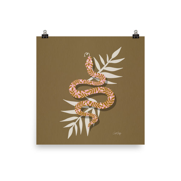 Tropical Serpent - Tan Blush