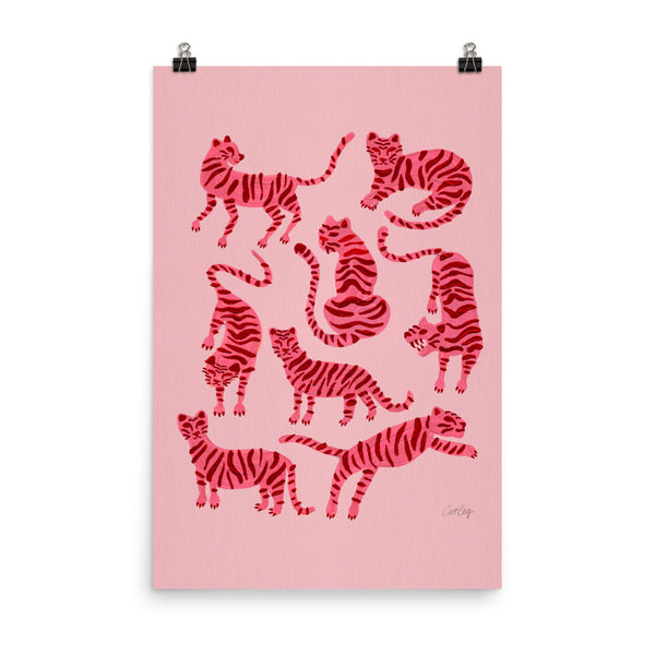 Tiger Collection - Red & Pink