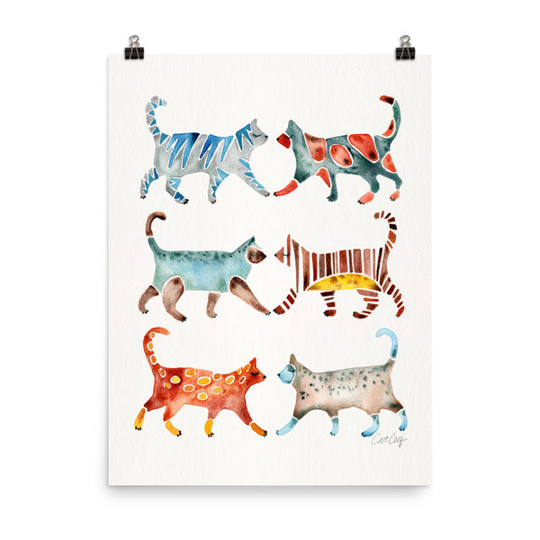 Cat Collection – Original Palette • Art Print