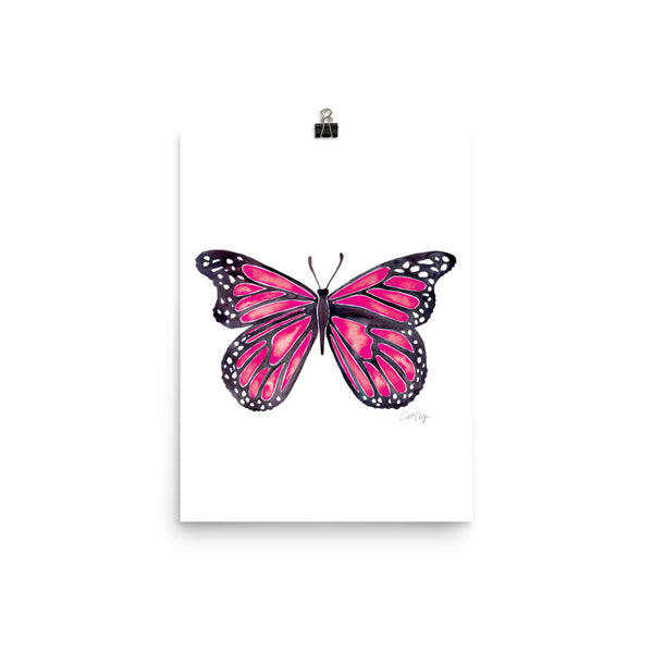 Butterfly – Pink Palette • Art Print